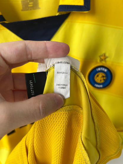 (M) Inter Milan 2003-04 Away Shirt J. Zanetti #4