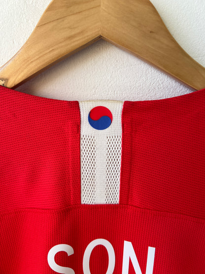 (XL fits L) South Korea 2018-20 Home Player Version Shirt Son #7