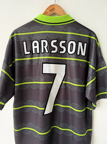 (XL) Celtic 1998-99 Away Shirt Larsson #7