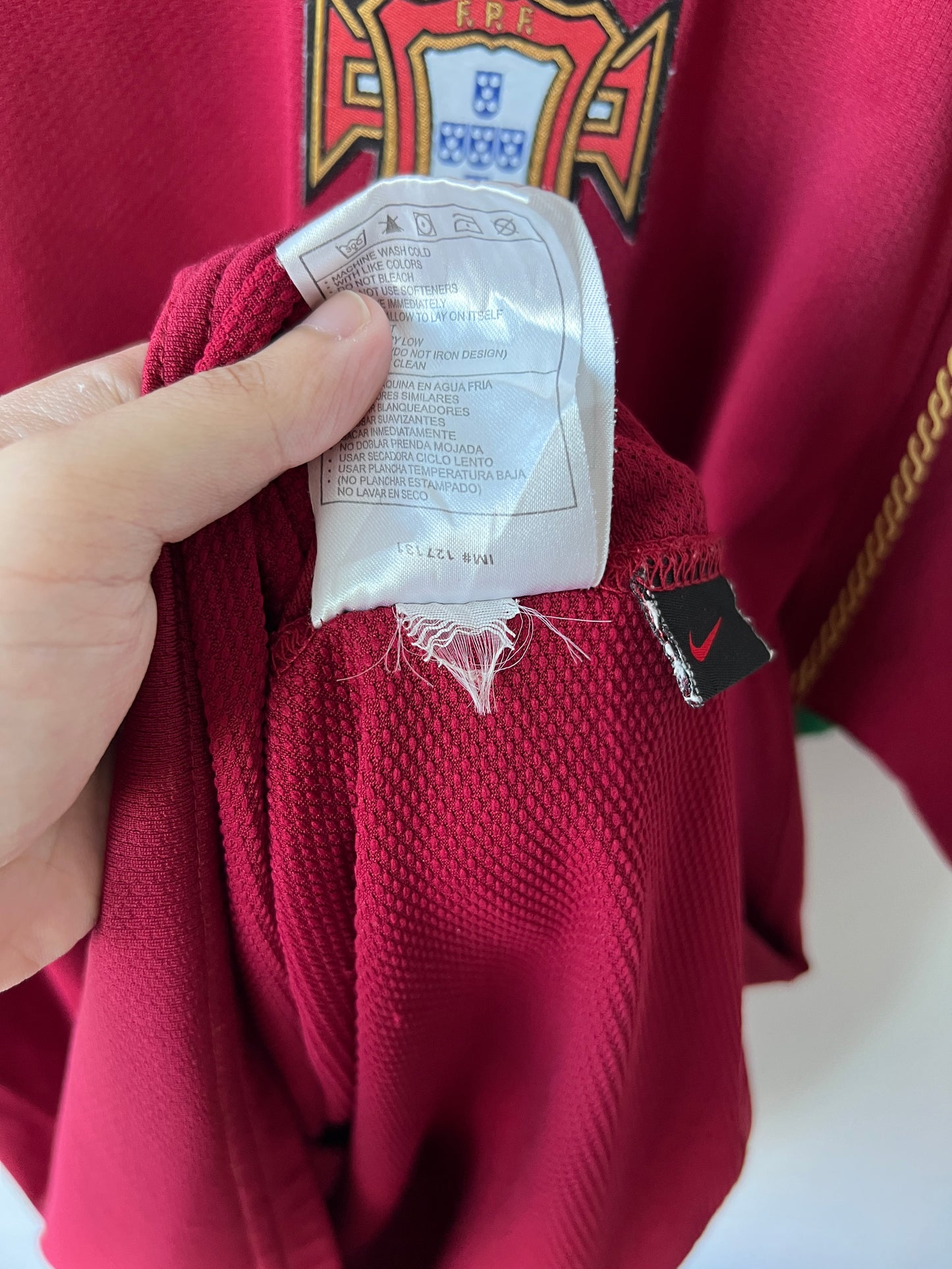 (XL) Portugal 2006-08 Home Shirt C. Ronaldo #17