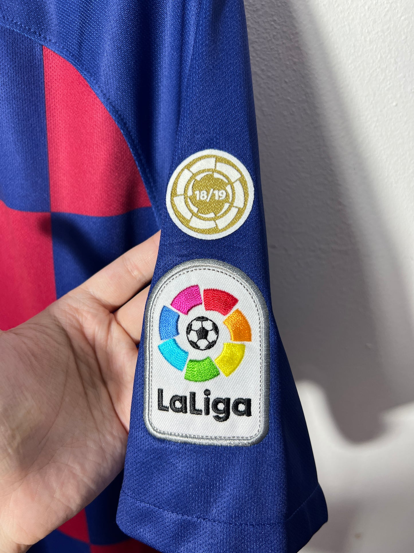 (XL) Barcelona 2019-20 Home Shirt Pique #3 (NEW)