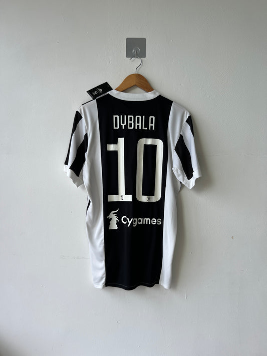 (M) Juventus 2017-18 Home Shirt Dybala #10 (NEW)