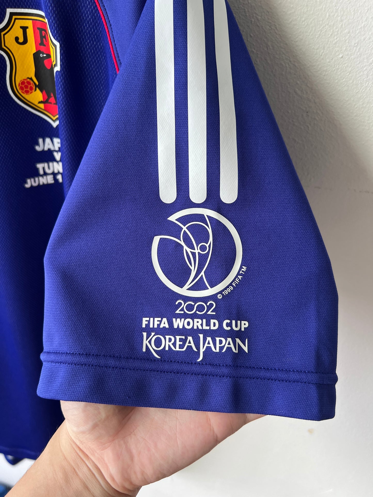 (L) Japan 2002-04 Home Shirt Nakata #7 (MDT Japan vs Tunisia)