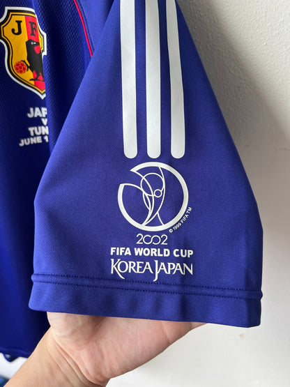 (L) Japan 2002-04 Home Shirt Nakata #7 (MDT Japan vs Tunisia)