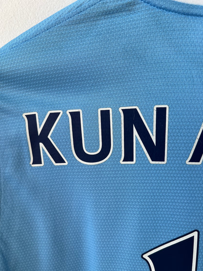 (M) Manchester City 2013-14 Home Shirt Kun Aguero #10