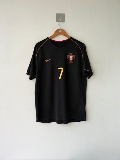 (L) Portugal 2006-08 Away Shirt Figo #7