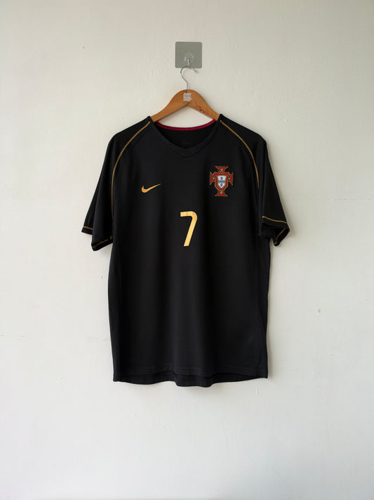 (L) Portugal 2006-08 Away Shirt Figo #7