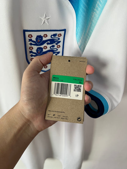 (XL) England 2022-23 Home Shirt Bellingham #22 (NEW)