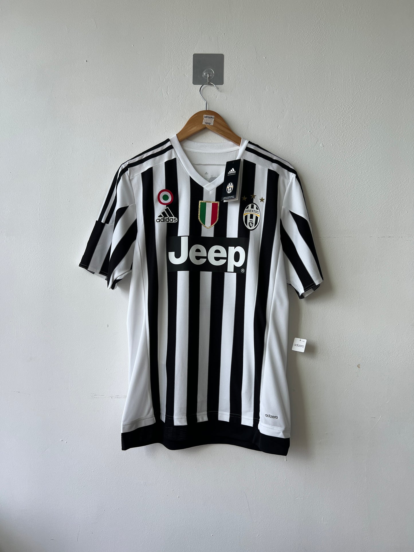 (L) Juventus 2015-16 Home Player Issue Shirt Dybala #21 (NEW)