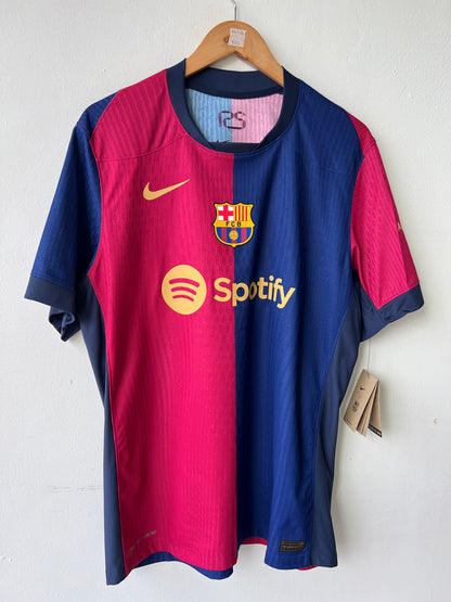 (L) Barcelona 2024-25 Home Player Version Shirt (NEW)