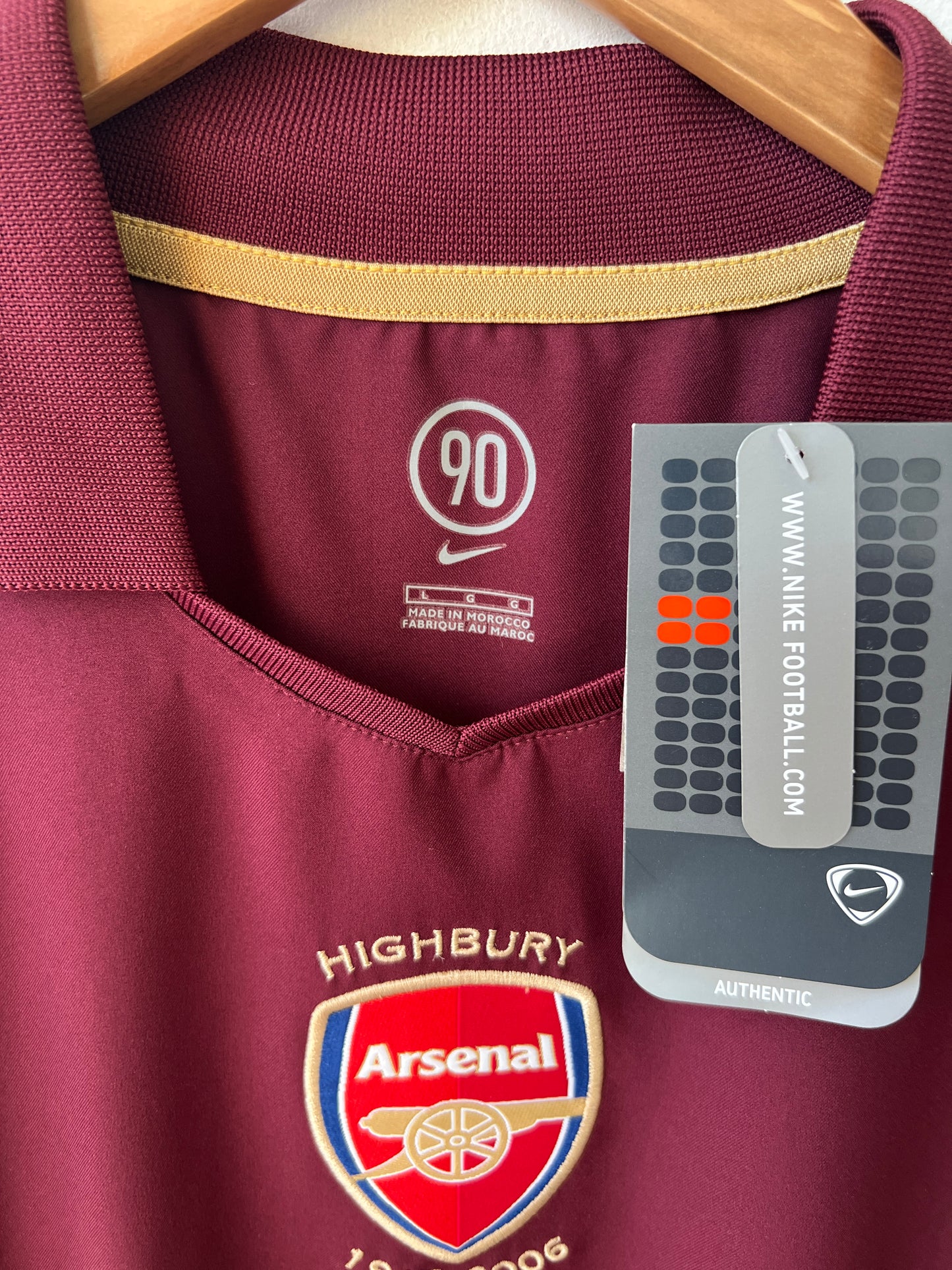 (L) Arsenal 2005-06 Home Highbury Shirt (NEW)