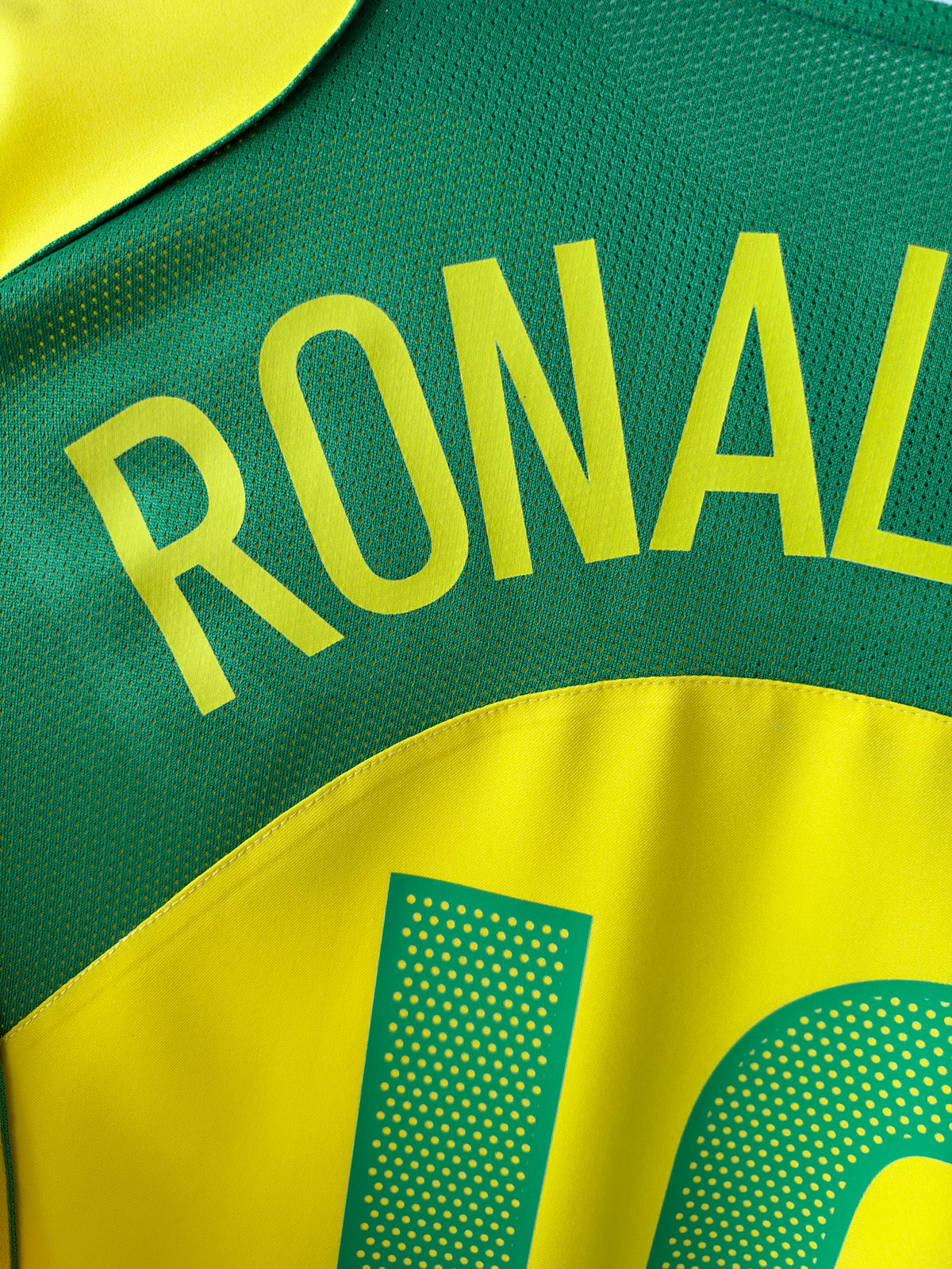 (L) Brazil 2004-06 Home Shirt Ronaldinho #10