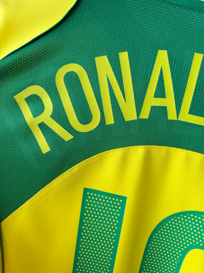 (L) Brazil 2004-06 Home Shirt Ronaldinho #10