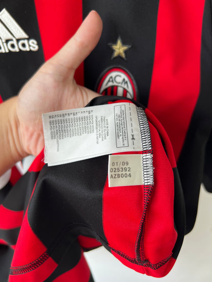 (L) AC Milan 2008-09 Home Shirt Kaka #22