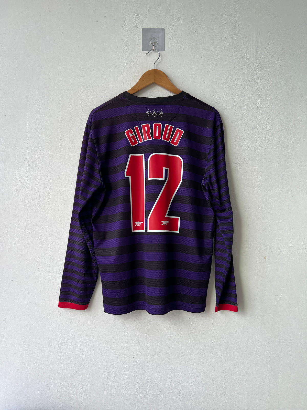 (L) Arsenal 2012-13 Away Long Sleeve Shirt Giroud #12