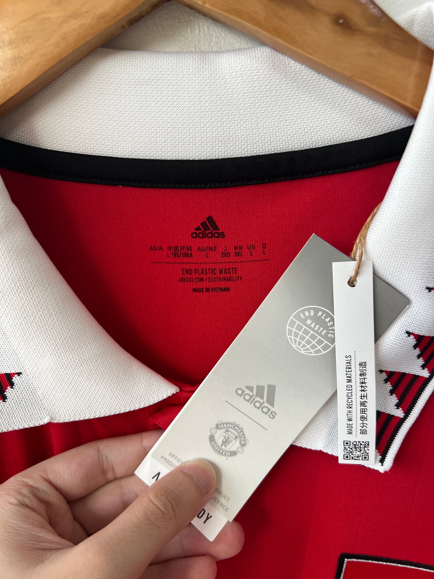(L) Manchester United 2022-23 Home Shirt Ronaldo #7 (NEW)