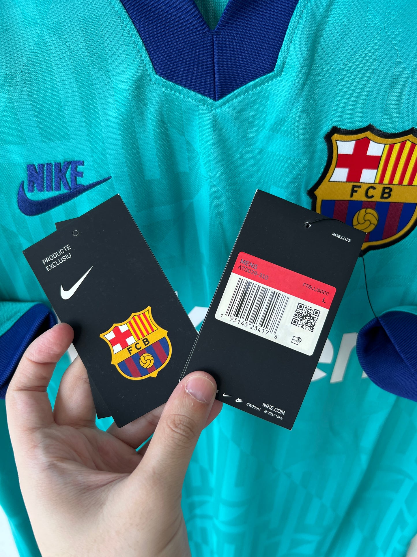 (L) Barcelona 2019-20 Third Shirt Messi #10 (NEW)