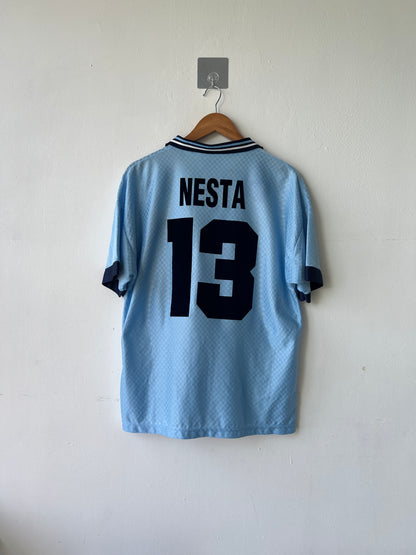 (M) Lazio 1995-96 Home Shirt Nesta #13