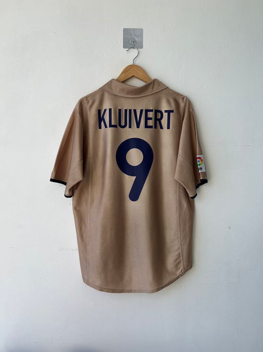 (L) Barcelona 2001-03 Away Shirt Kluivert #9