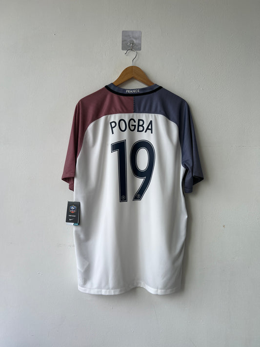 (XL) France 2016-17 Home Shirt Pogba #19 (NEW)