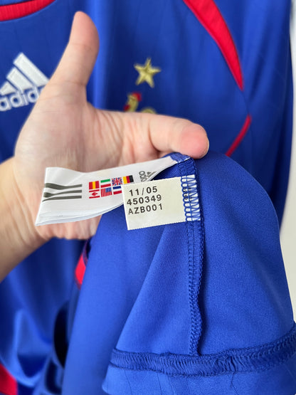 (L) France 2006-07 Home Shirt Zidane #10