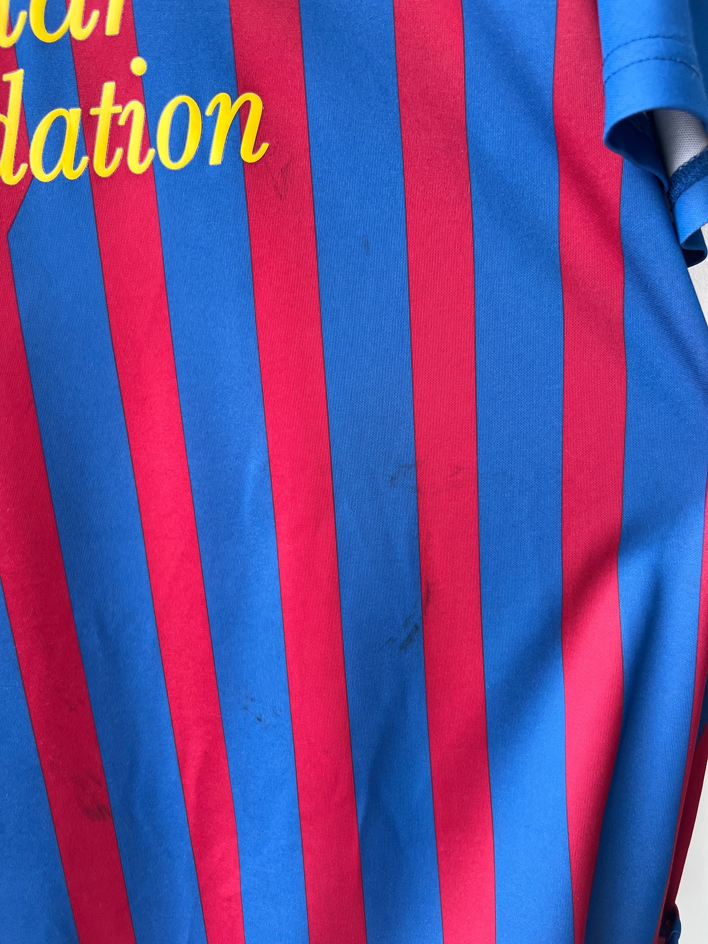 (L) Barcelona 2011-12 Home Basic Version Shirt Fabregas #4