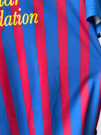 (L) Barcelona 2011-12 Home Basic Version Shirt Fabregas #4