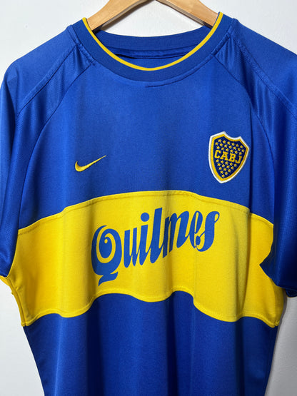 (XL) Boca Juniors 2000-01 Home Shirt Roman Riquelme #10