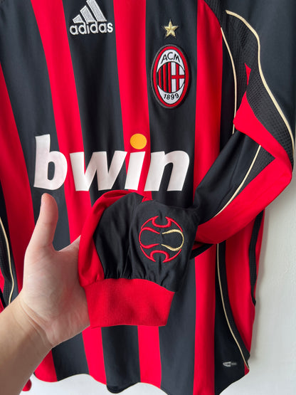 (M) AC Milan 2006-07 Home Long Sleeve Shirt Kaka #22