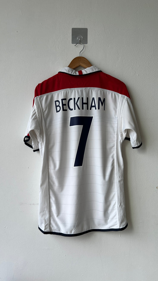 England 2003-05 Home Shirt Beckham #7 (M)