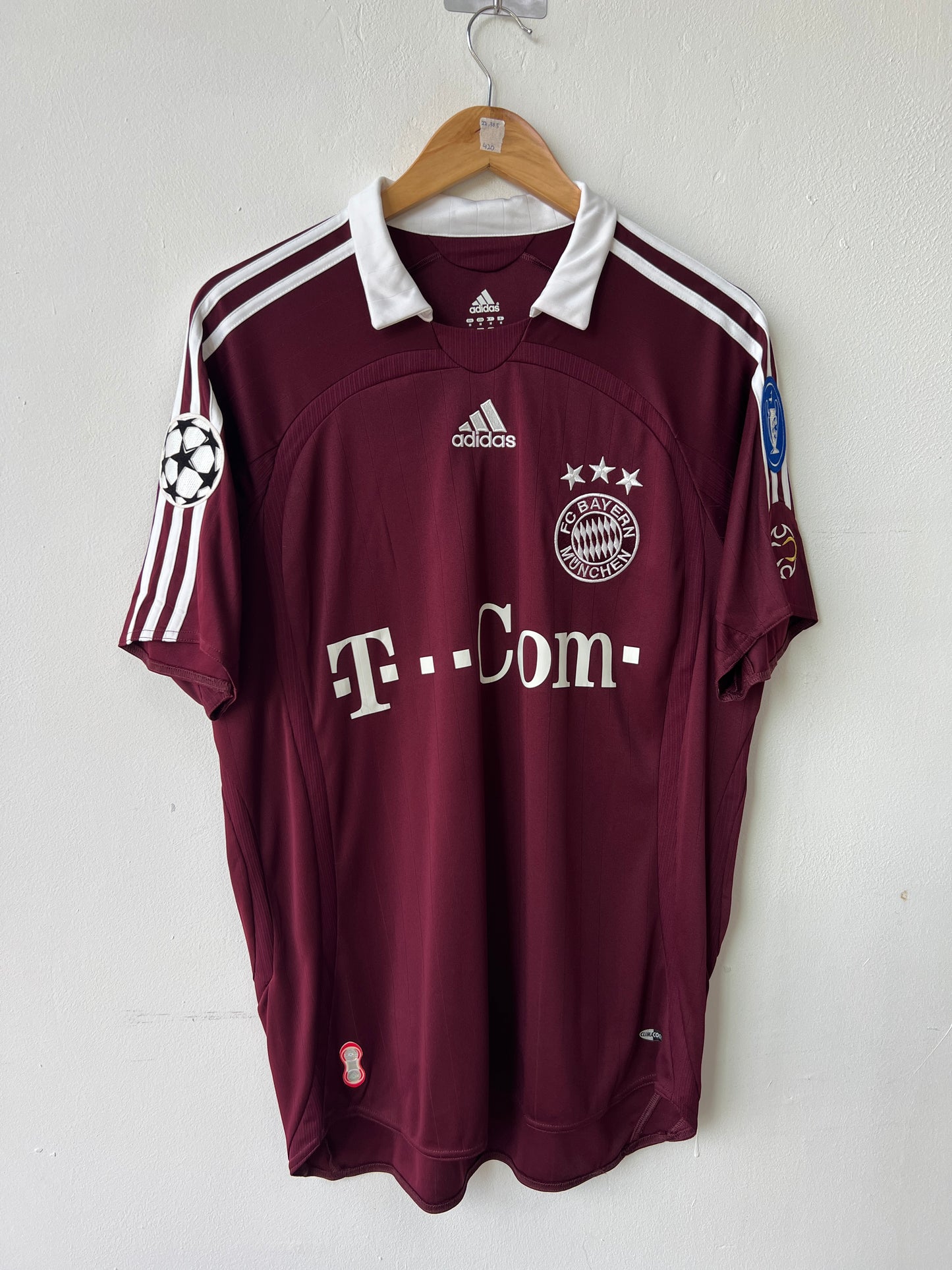 (M fits L) Bayern Munich 2006-07 CL Shirt Lahm #21