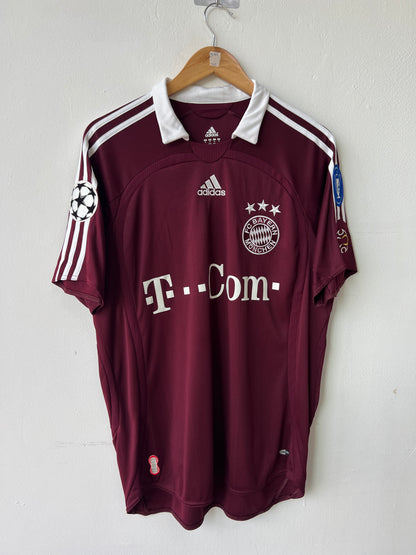 (M fits L) Bayern Munich 2006-07 CL Shirt Lahm #21