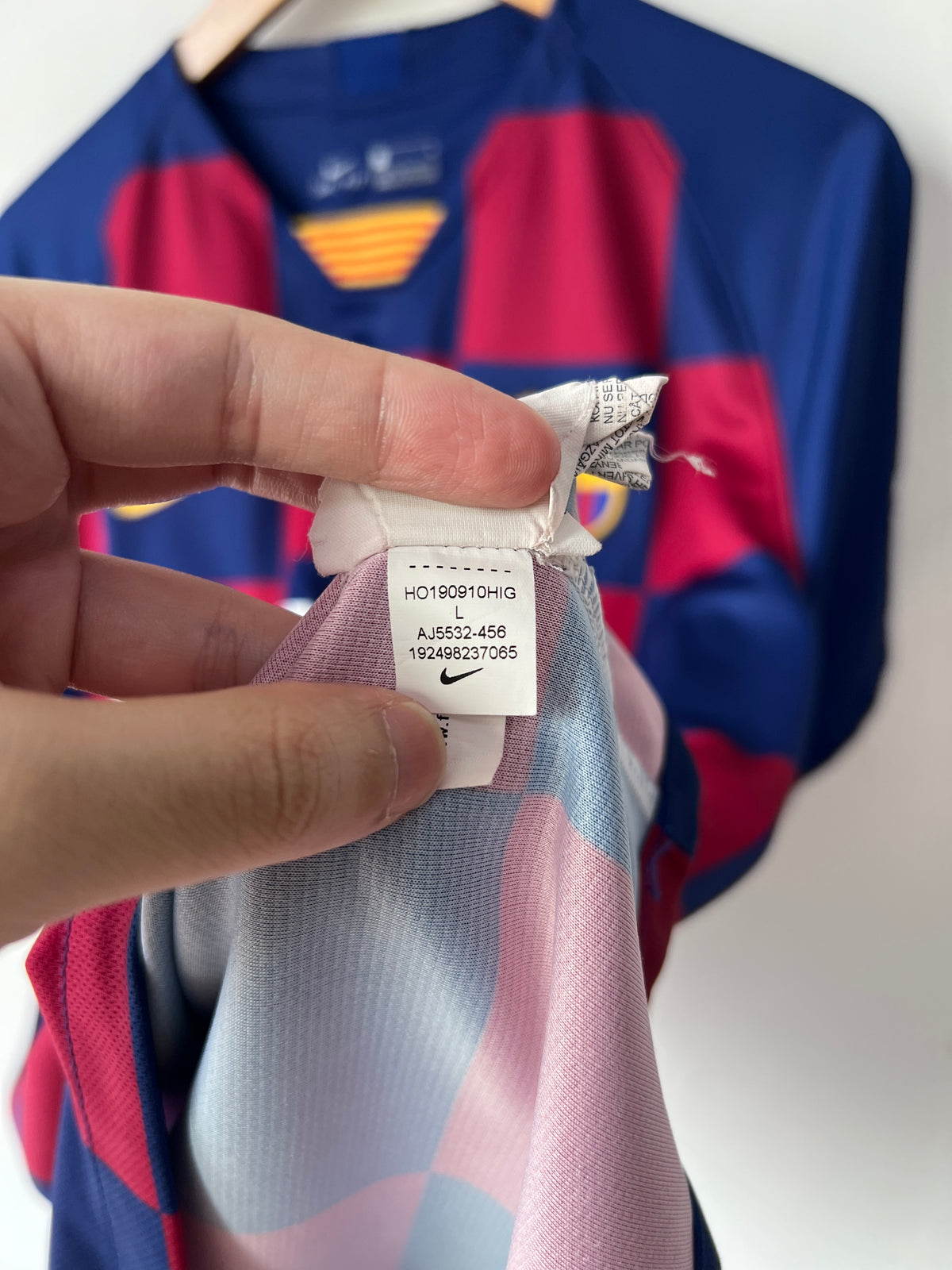 (L) Barcelona 2019-20 Home Shirt Messi #10