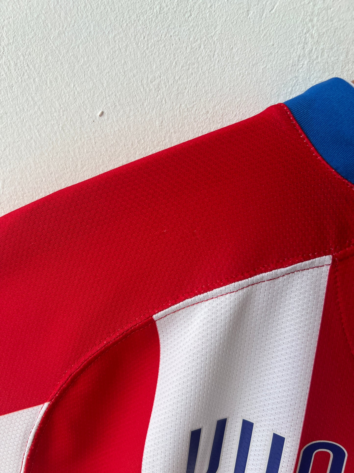 (L) Atletico Madrid 2007-08 Home Shirt Kun Aguero #10