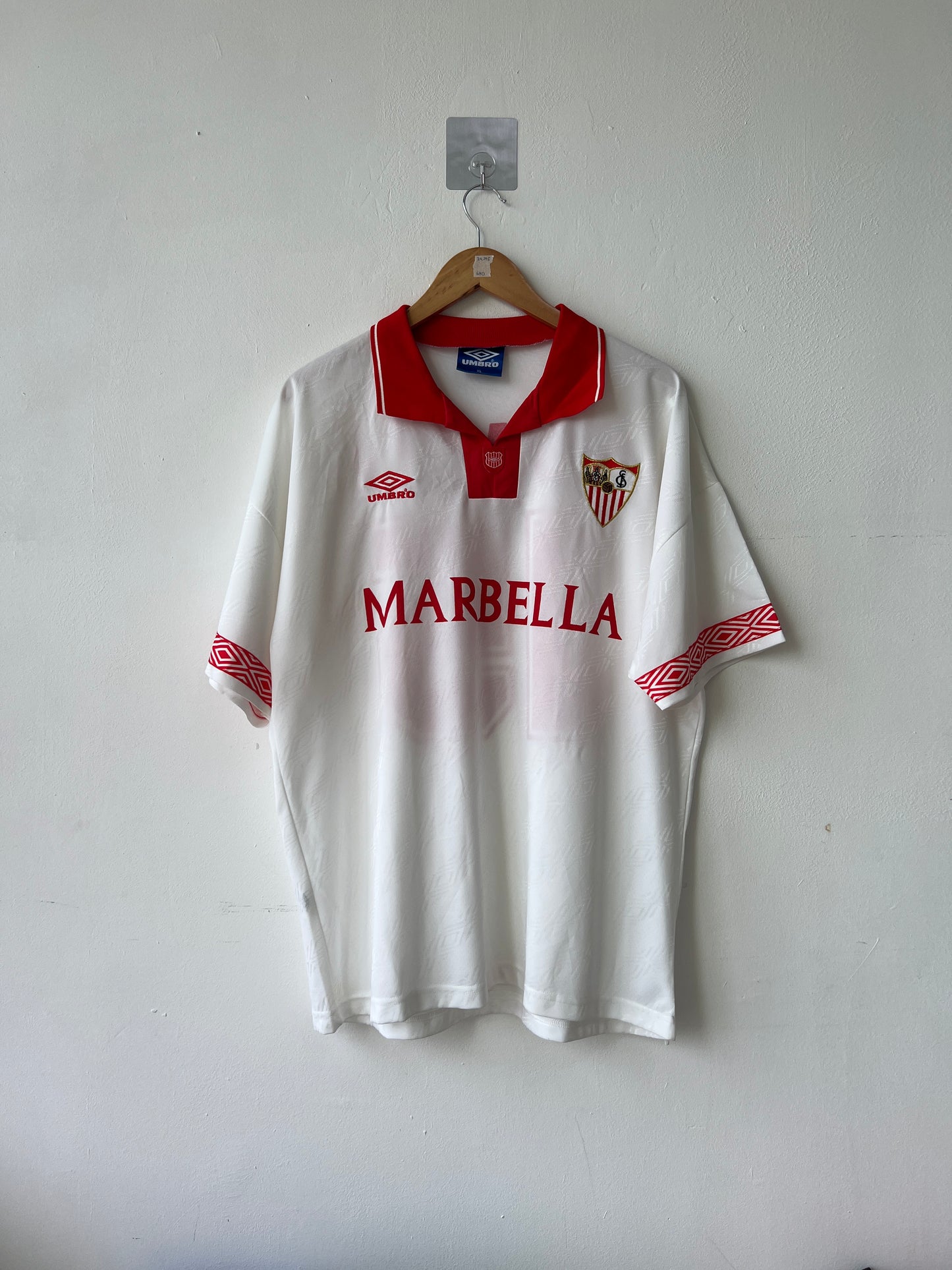 (XL) Sevilla 1994-96 Home Shirt Moacir #15
