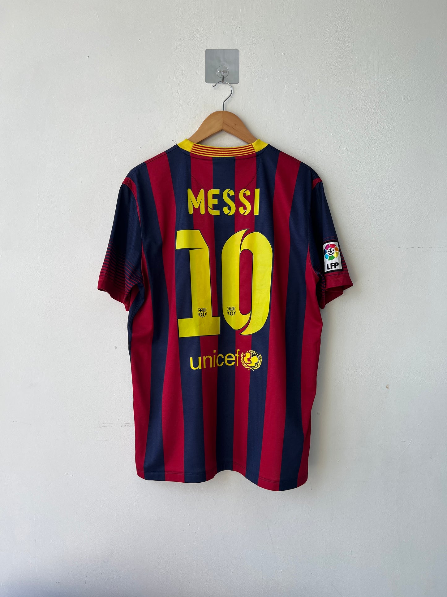 (L) Barcelona 2013-14 Home Shirt Messi #10