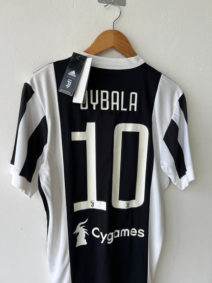 (M) Juventus 2017-18 Home Shirt Dybala #10 (NEW)