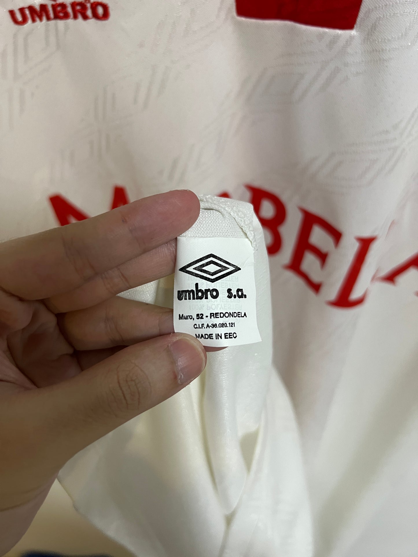 (XL) Sevilla 1994-96 Home Shirt Moacir #15