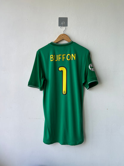 (L fits M) Juventus 2009-10 GK Player Version Shirt Buffon #1