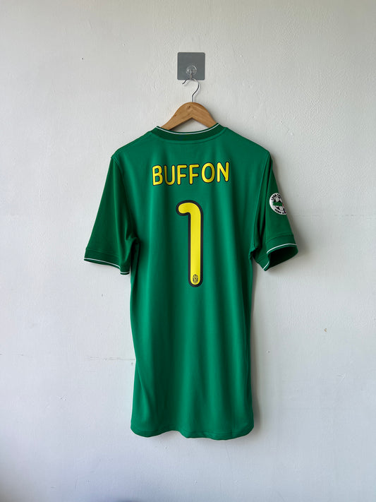 (L fits M) Juventus 2009-10 GK Player Version Shirt Buffon #1