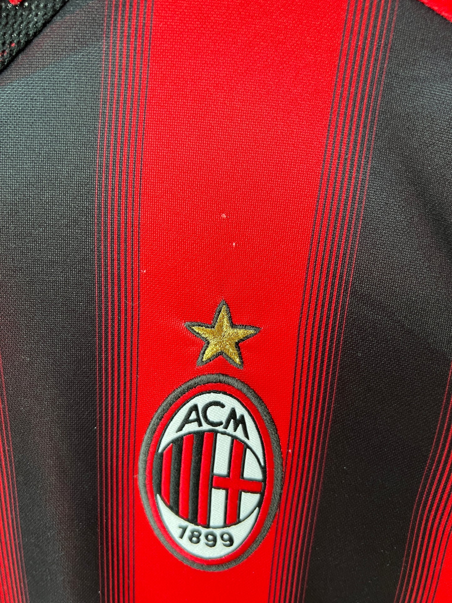 (M) AC Milan 2004-05 Home Long Sleeve Shirt Kaka #22