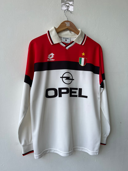 (M) AC Milan 1994-95 Away Long Sleeve Shirt Maldini #3