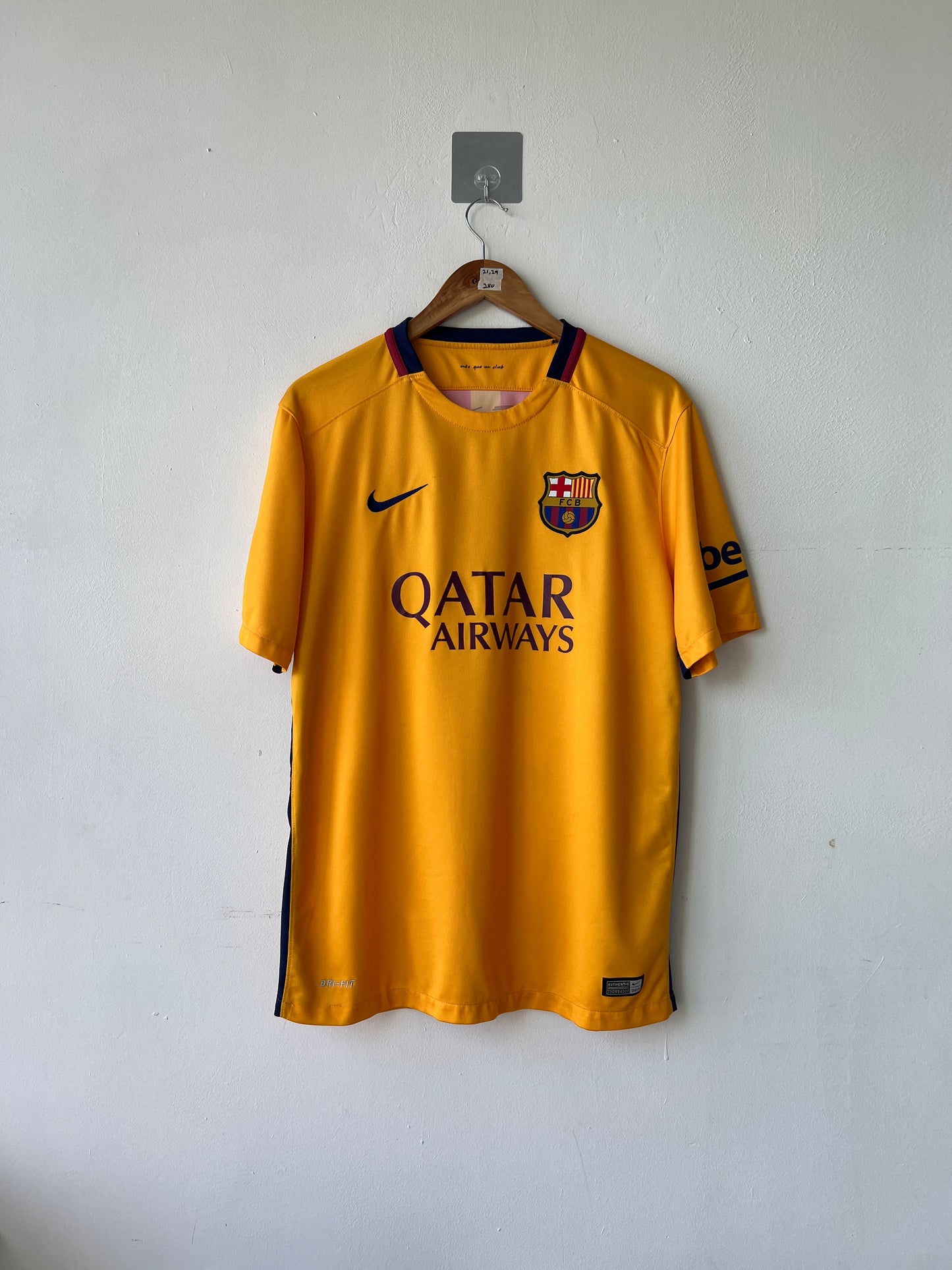 (L) Barcelona 2015-16 Away Shirt Messi #10