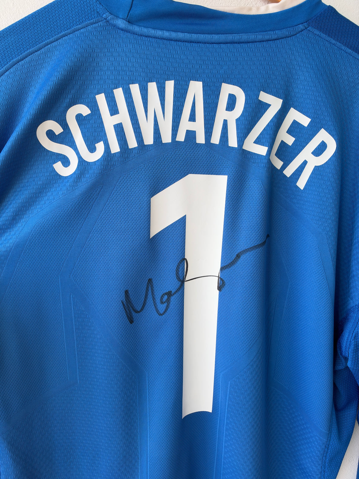 (XL) (Signed) Australia 2008-10 GK Player Version Shirt Schwarzer #1 (with photo proof)