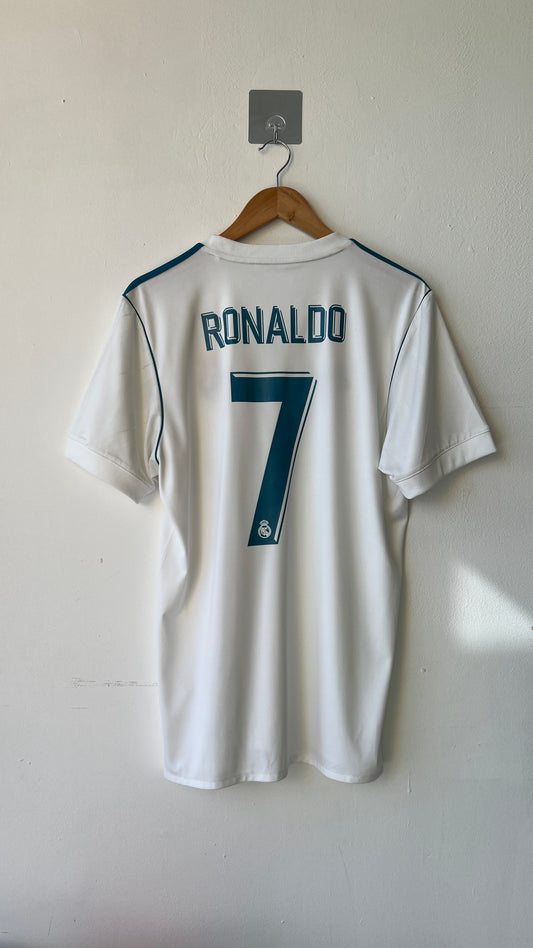 Real Madrid 2017-18 Home Shirt Ronaldo #7 (M/L)