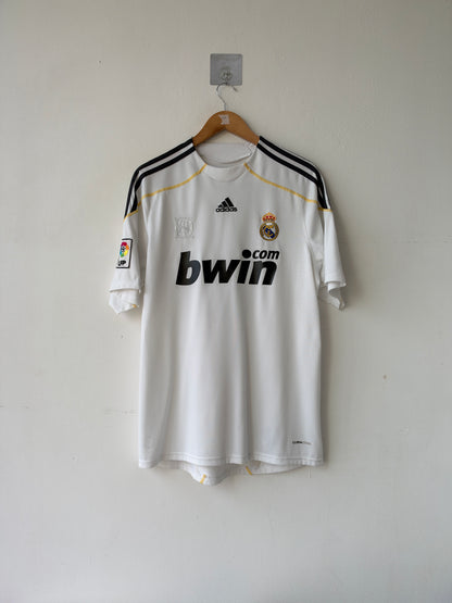 (M) Real Madrid 2009-10 Home Shirt Ronaldo #9