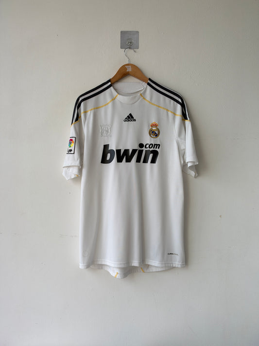 (M) Real Madrid 2009-10 Home Shirt Ronaldo #9