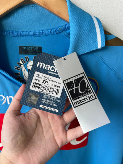 (XL fits M) Napoli 2011-12 CL Home Shirt Cavani #7 (NEW)