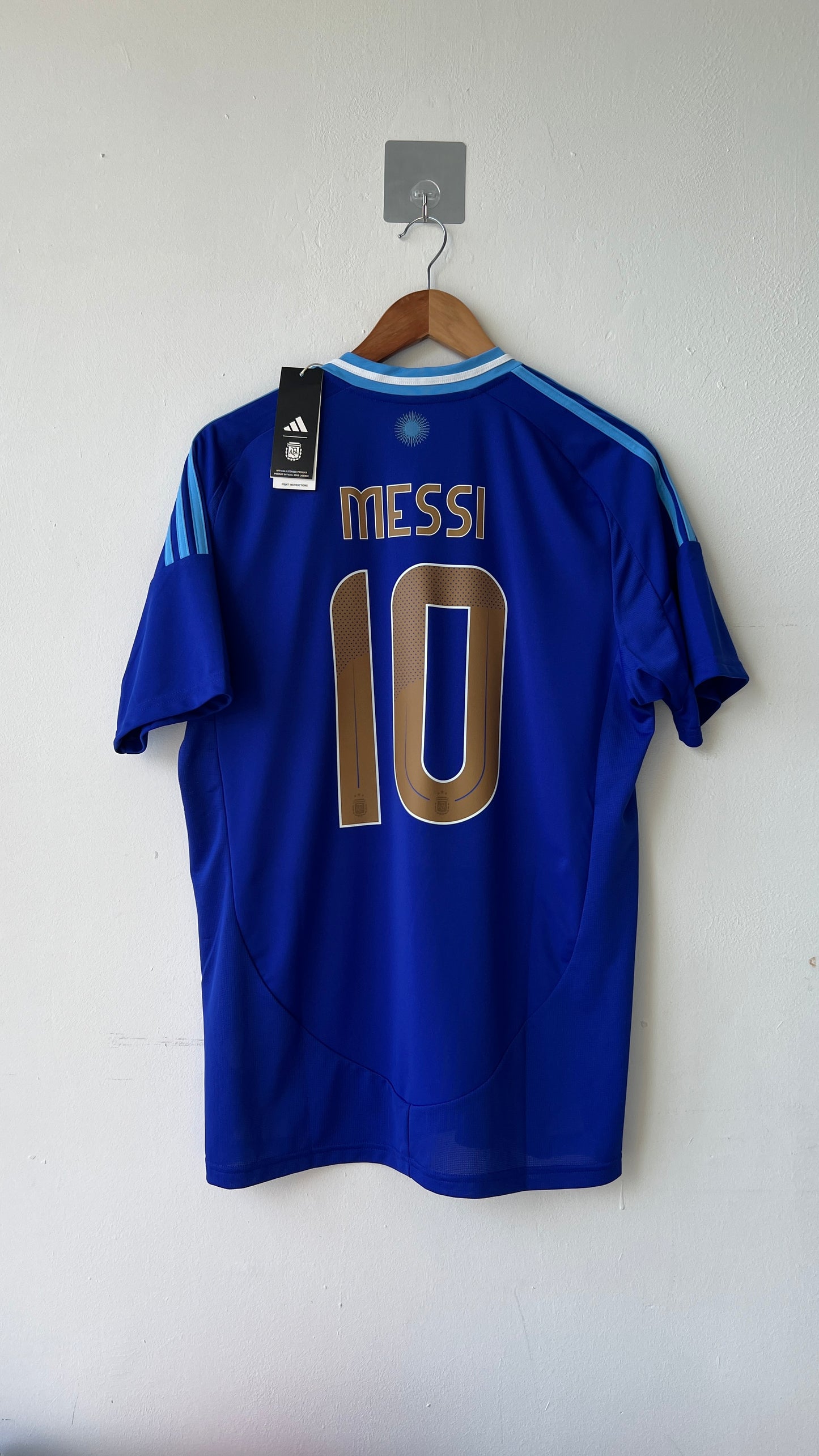 Argentina 2024-25 Away Shirt Messi #10 (L) (Brand New)