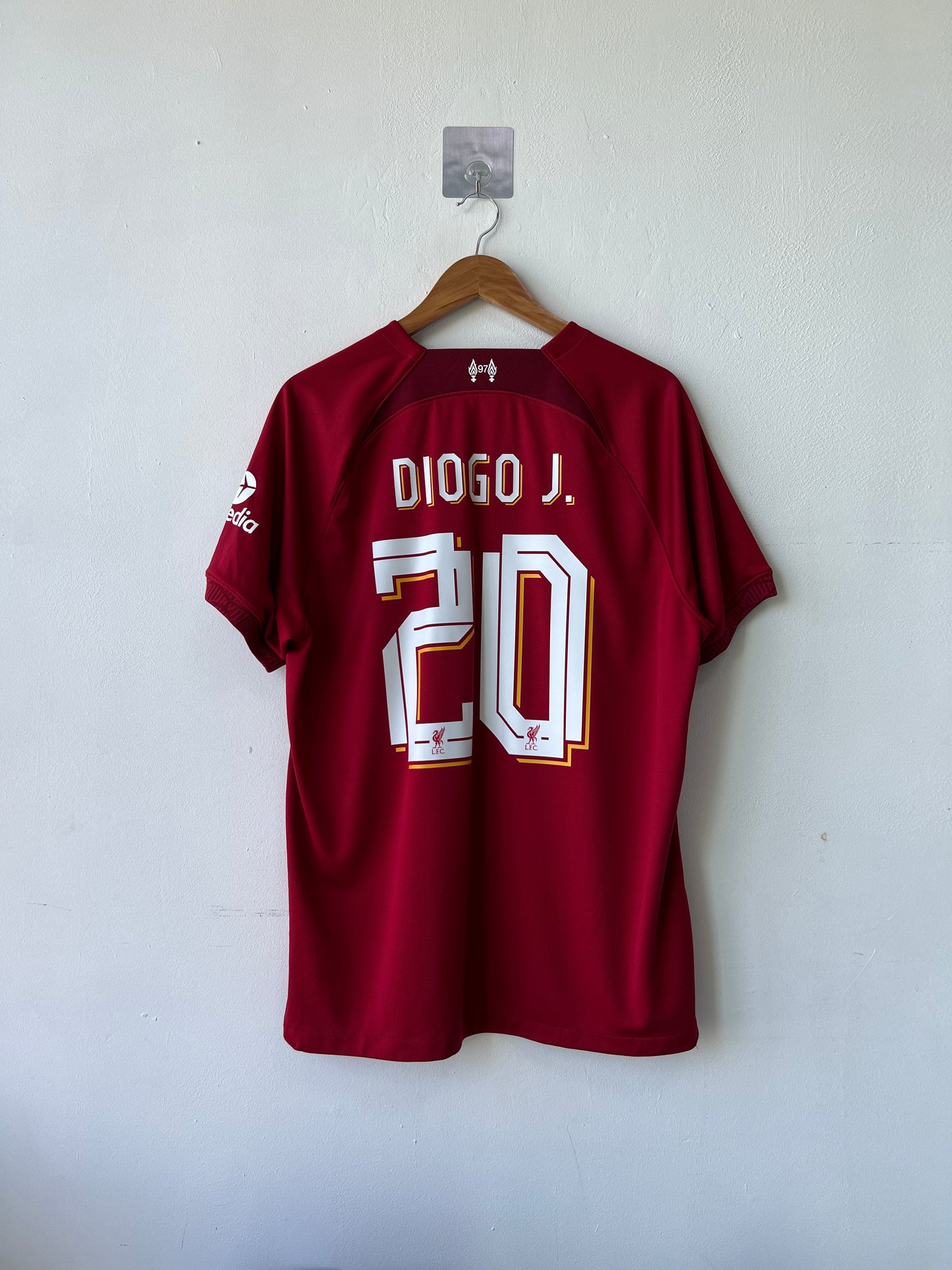 (XL) Liverpool 2022-23 Home Shirt Diogo Jota #20